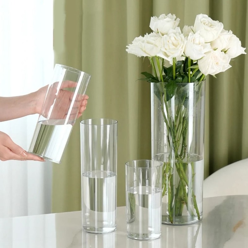 Acrylic Clear Flower Vase Collection 0