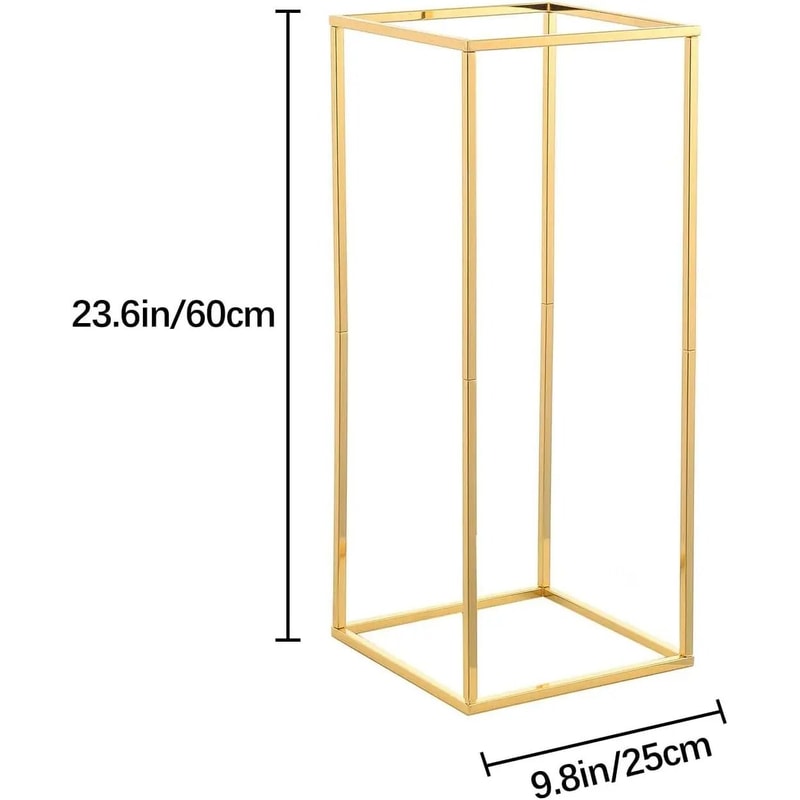 Elegant Gold Wedding Flower Vase Stand Set 1