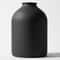 Minimalist Matte Black Metal Vase 1