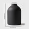Minimalist Matte Black Metal Vase 3