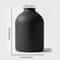 Minimalist Matte Black Metal Vase 7