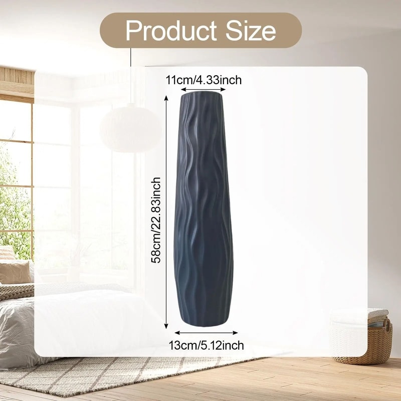 Modern Stylish Large Floor Standing Flower Vase 8