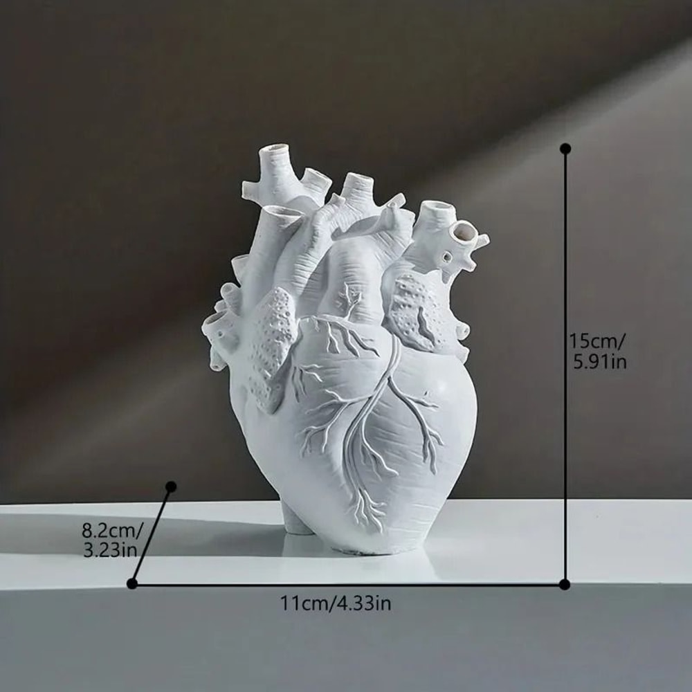 Anatomical HeartShaped Creative Sculpture Vase 2