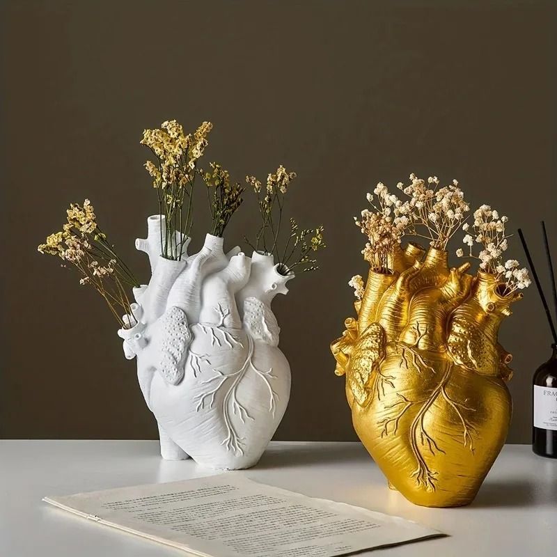 Anatomical HeartShaped Creative Sculpture Vase 3