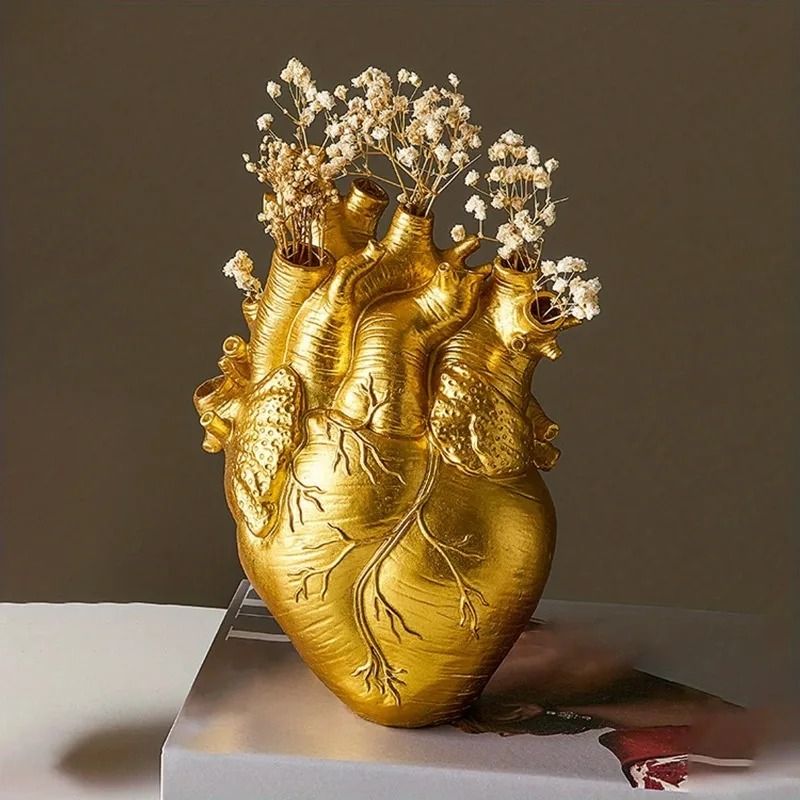 Anatomical HeartShaped Creative Sculpture Vase 4