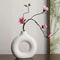 Durable Plastic Modern Decorative Donut Vase 0