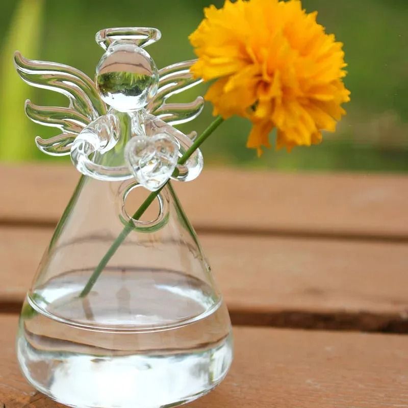 Angelic Glass Hydroponic Floral Vase 1