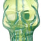 Portable Glass Skull Themed Home Decorating Vase 1