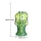 Portable Glass Skull Themed Home Decorating Vase 2