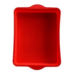 non stick square silicone cake mold bakeware