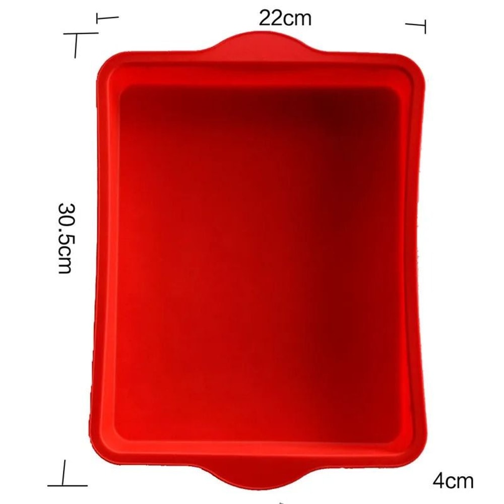 Non Stick Square Silicone Cake Mold Bakeware 1