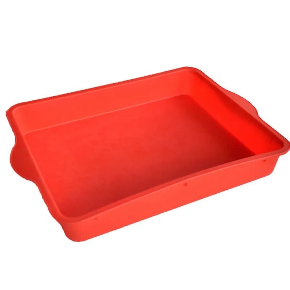 Non Stick Square Silicone Cake Mold Bakeware 3
