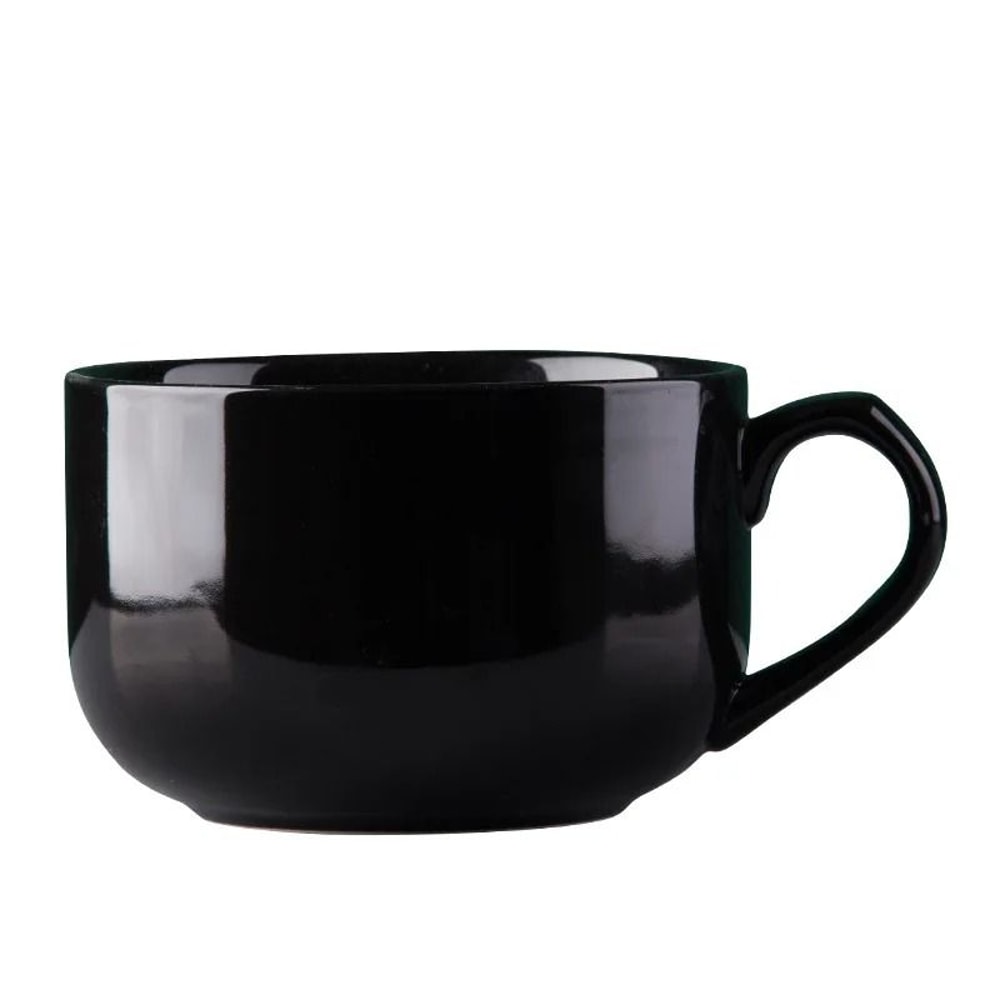 Large Capacity Ceramic Coffee Mug And Breakfast Bowl 6