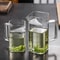 Square Mouth High Borosilicate Glass Tea Pitcher Fair Cup 2