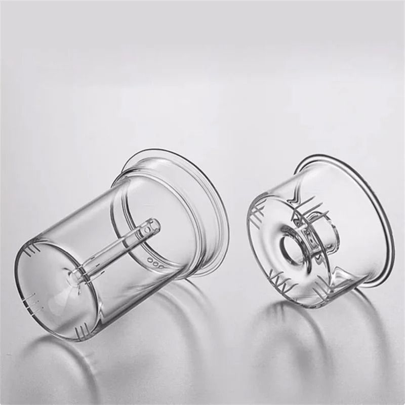 Stripe High Borosilicate Glass Teapot Walnut Handle 2