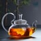 Flower Puer Glass Tea Teapot Kung Fu Tea Maker 2