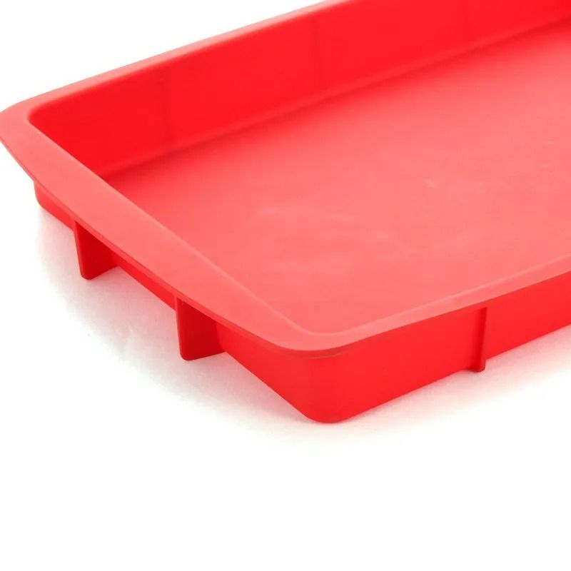 Non Stick Rectangular Silicone Cake Mold Baking Tools 4