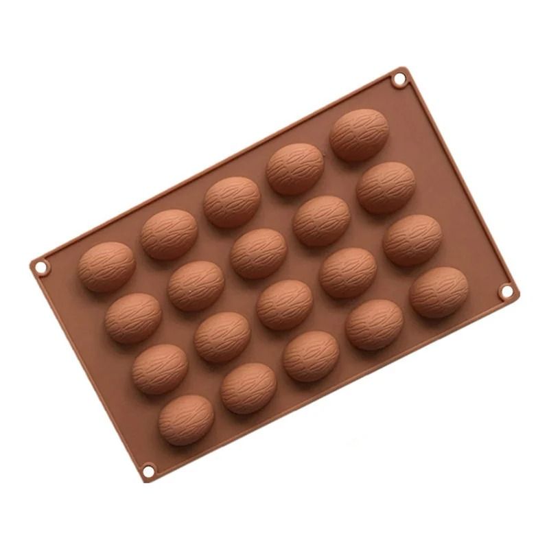 20 Holes Walnuts Nuts Shape Silicone Chocolate Moulds 1
