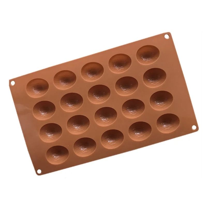 20 Holes Walnuts Nuts Shape Silicone Chocolate Moulds 2