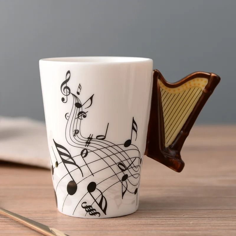 Novelty Music Note Ceramic Coffee Mugs 20