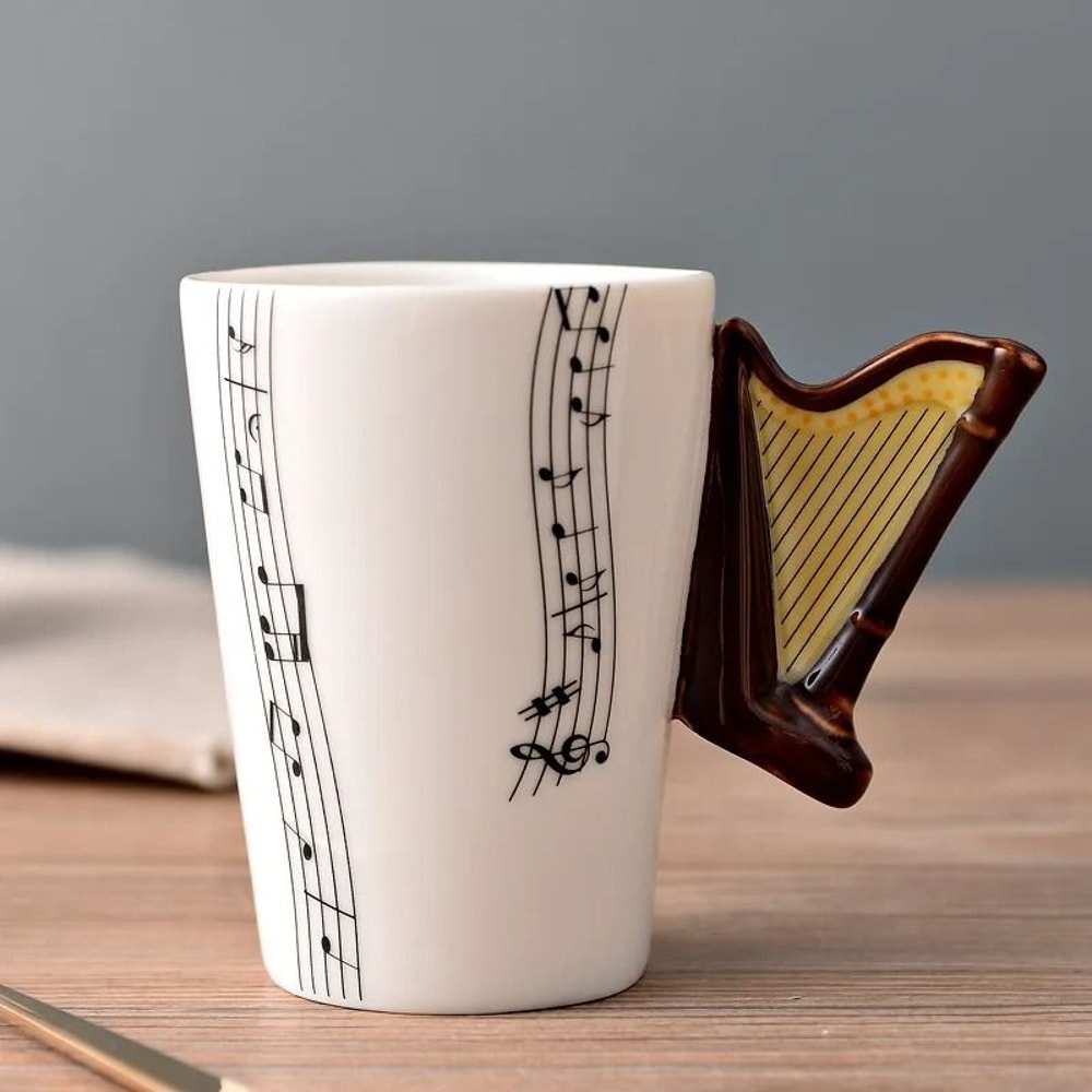Novelty Music Note Ceramic Coffee Mugs 21