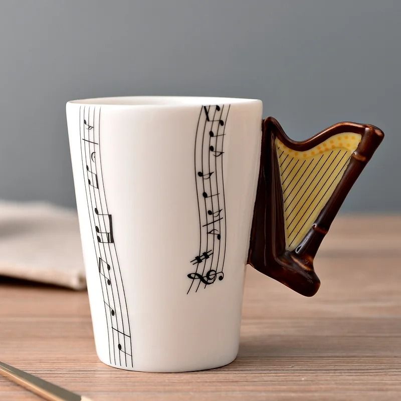 Novelty Music Note Ceramic Coffee Mugs 21