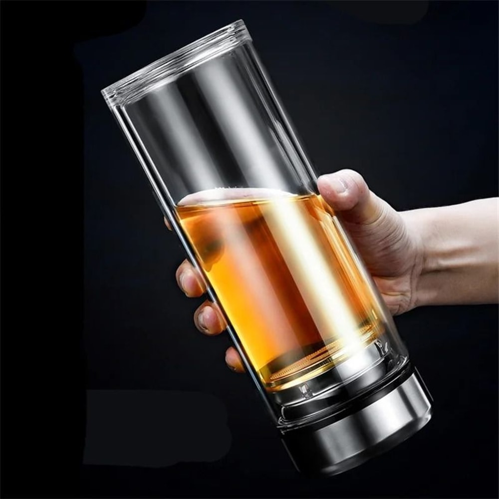 Leakproof Glass Tea Bottle With Infuser 1