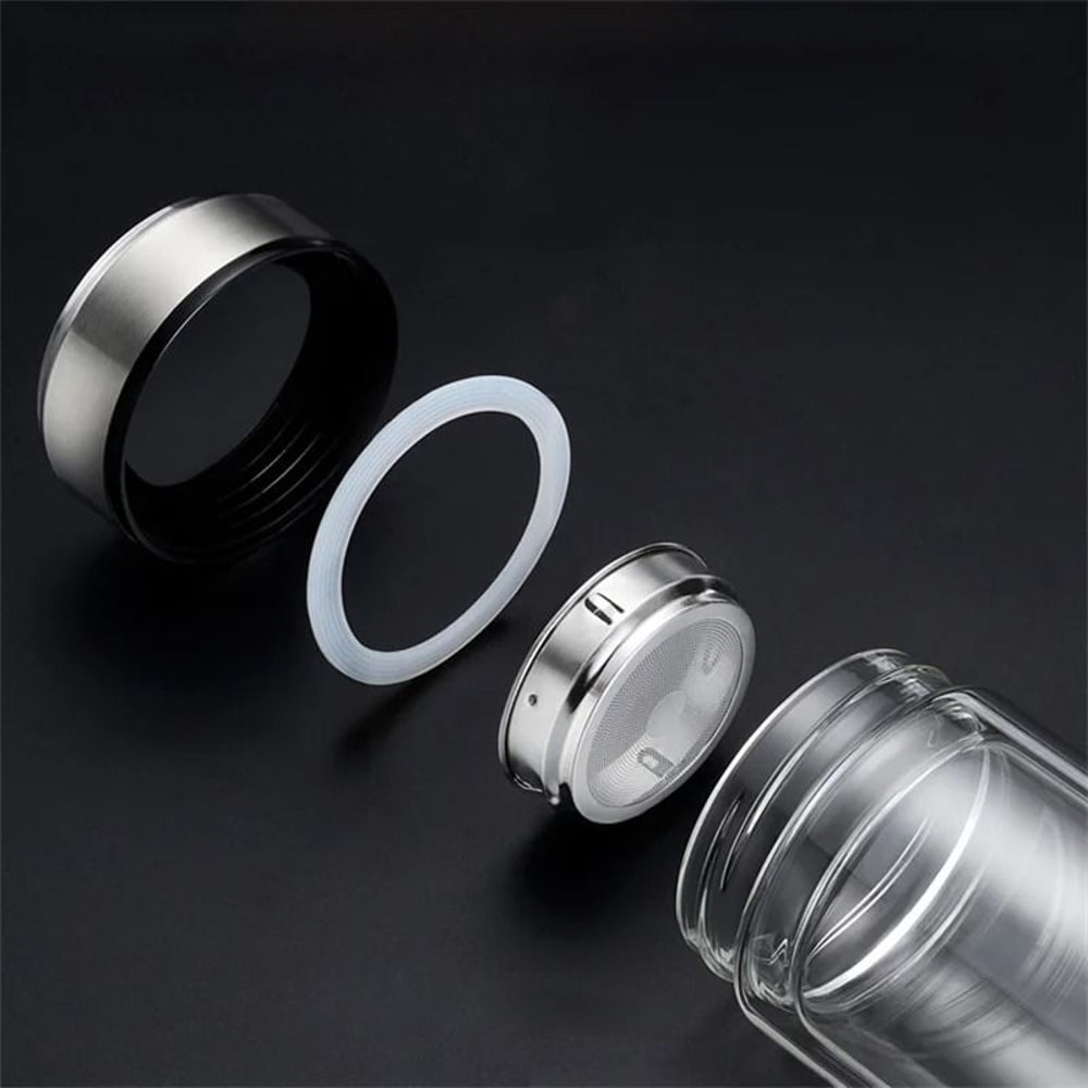 Leakproof Glass Tea Bottle With Infuser 3