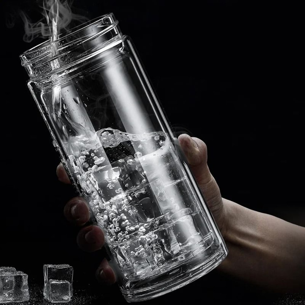 Leakproof Glass Tea Bottle With Infuser 5