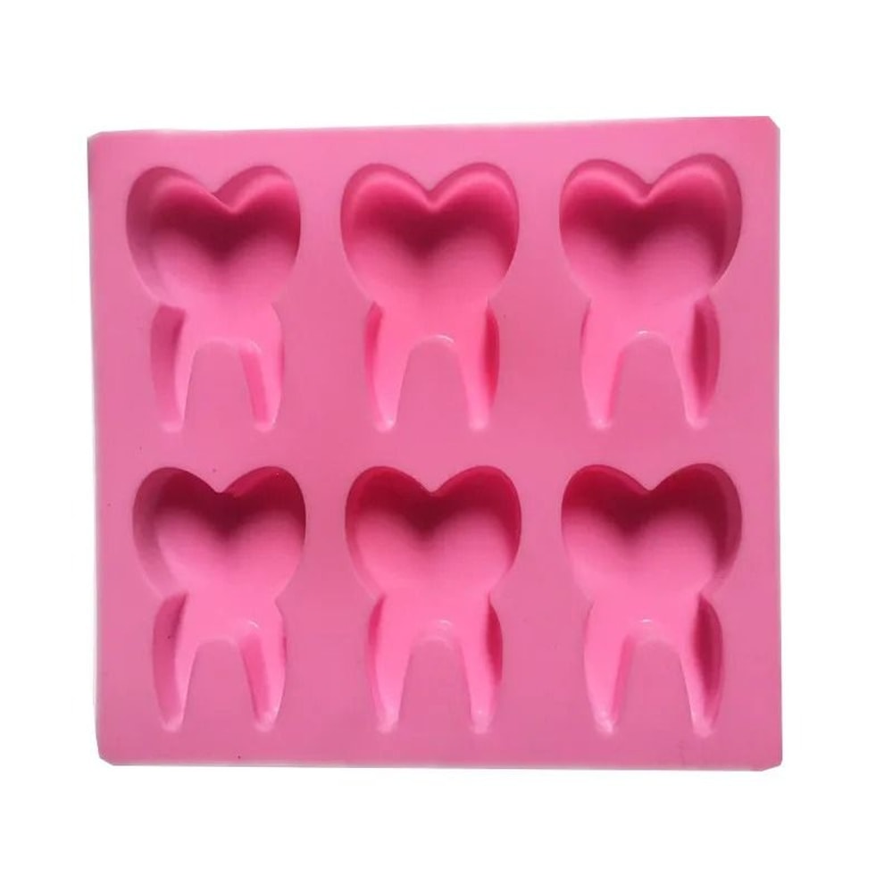 Teeth Shape Silicone Cake Molds Reusable Bakeware 3