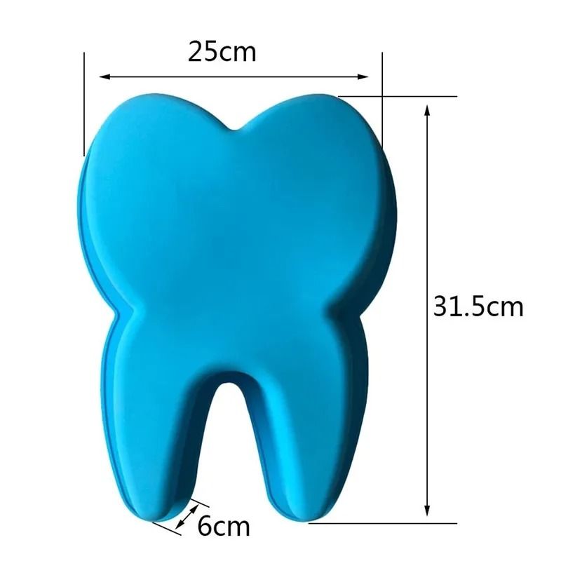Teeth Shape Silicone Cake Molds Reusable Bakeware 7