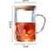 Creative Glass Tea Infuser Cup With Bamboo Lid 6