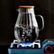 Vertical Stripes High Borosilicate Glass Pitcher 2