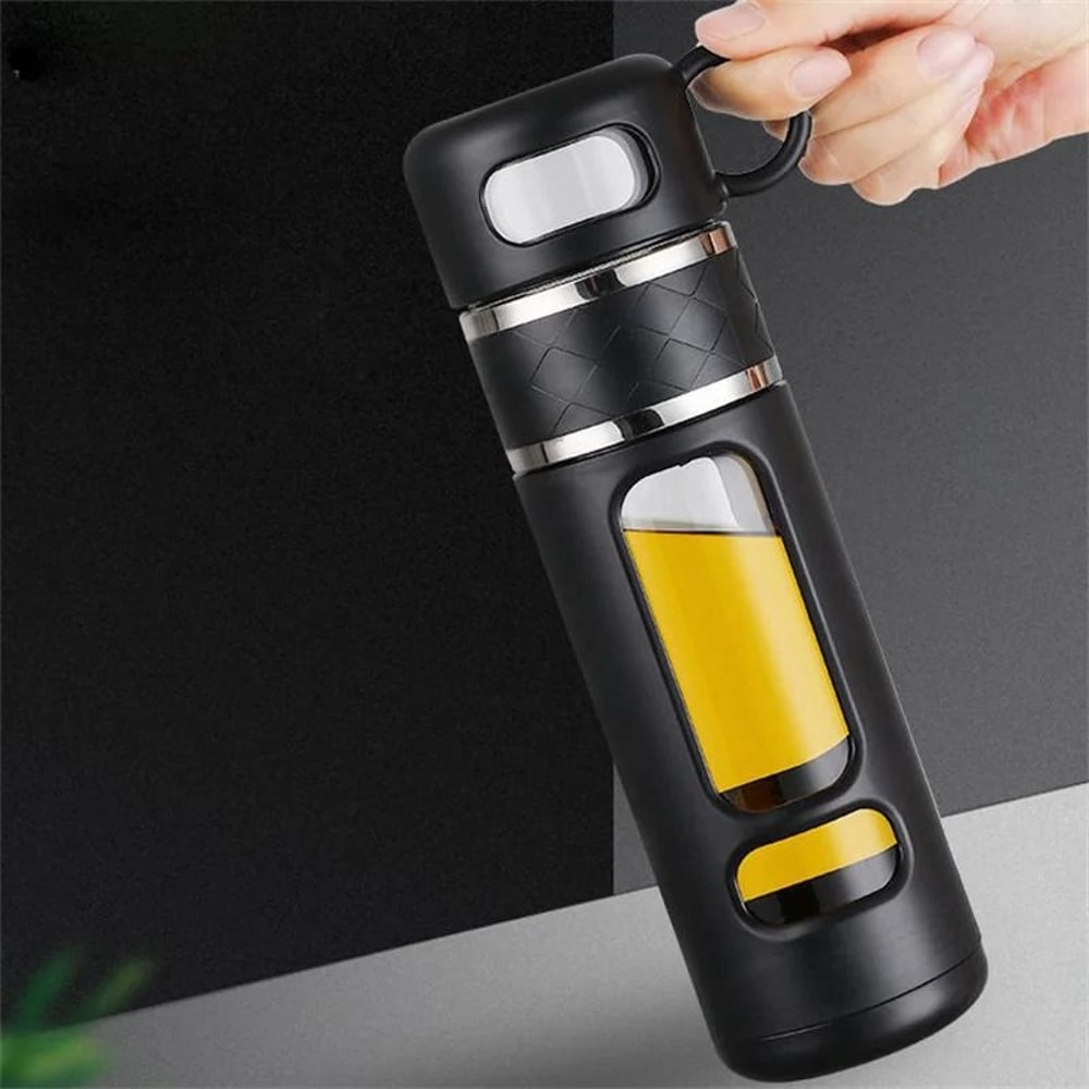 520ML Tea Water Separation Glass Bottle 5