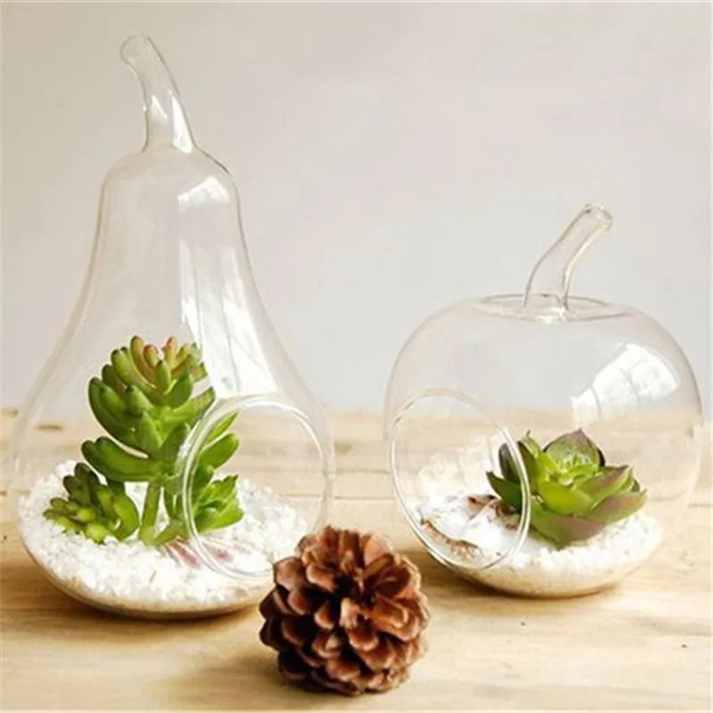 Apple Pear Fruit Planter Tabletop Vase 0