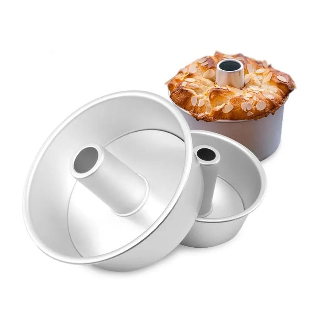 Aluminum Alloy Round Chiffon Cake Pan 0