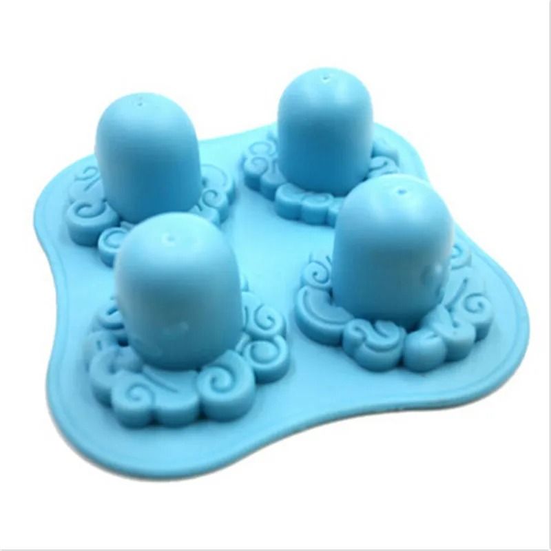 3D Octopus Mini Silicone Ice Cube Trays 1