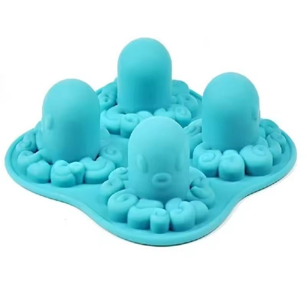 3D Octopus Mini Silicone Ice Cube Trays 0