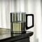400ml Heatresistant Glass Cup With Walnut Handle 4