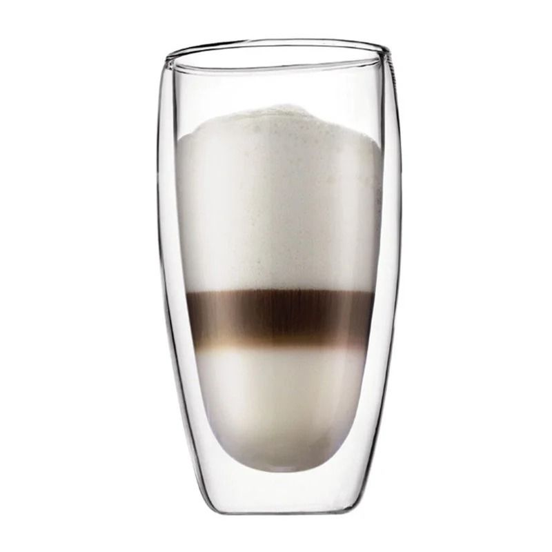 Double Wall Insulated Glass Mug Large 22 Oz Coffee And Tea Cup 1