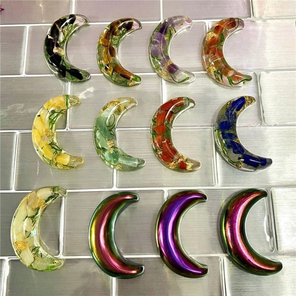 Crescent Moon Silicone Chocolate And Pastry Mold 18 Cavity DIY Dessert Decorating Tool 5