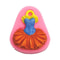 Girls Ballet Dancing Skirt Fondant Silicone Mold For Cake Decorating 3