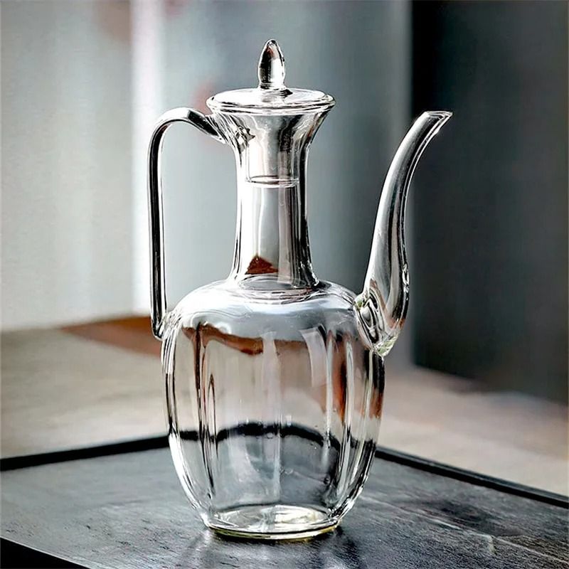Traditional Song Style High Borosilicate Glass Teapot For Kung Fu Tea 0