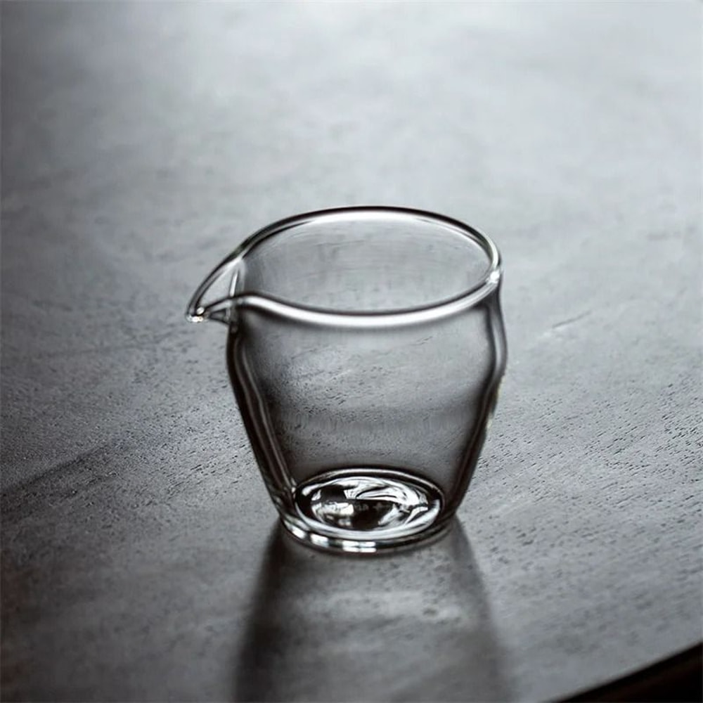Small Capacity Heat Resistant Glass Tea Pitcher Fair Cup 0