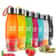 Fruit Infuser Water Bottle Sport Gourd Cup For Outdoor Hydration 0