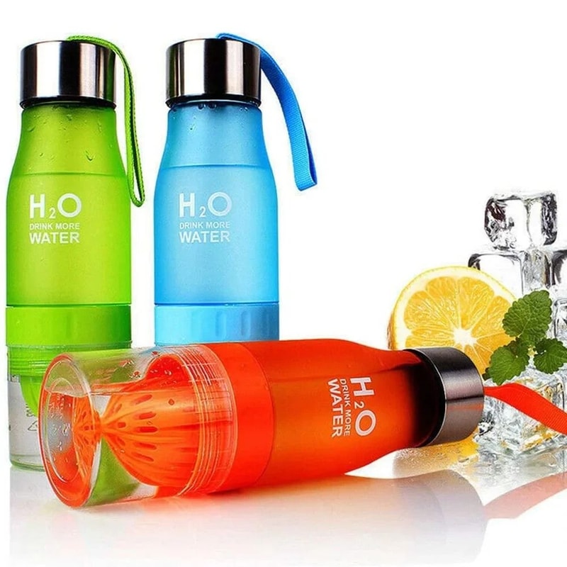 Fruit Infuser Water Bottle Sport Gourd Cup For Outdoor Hydration 2