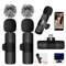 Wireless Lavalier Microphone For IPhone And Android Single And Dual Kits 0