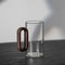 High Borosilicate Glass Coffee Cup With Walnut Wooden Handle 6