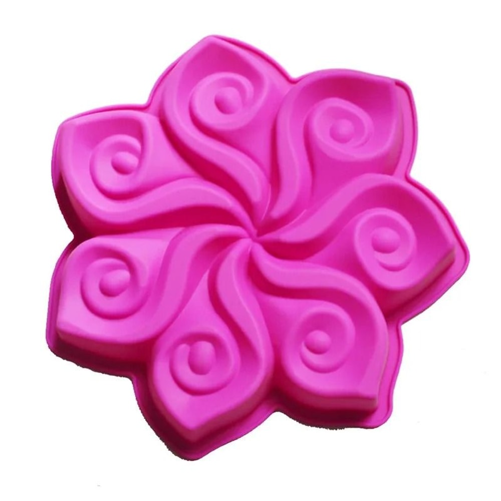 Petal Bauhinia Flower Silicone Cake Mold Large Baking Pan 0