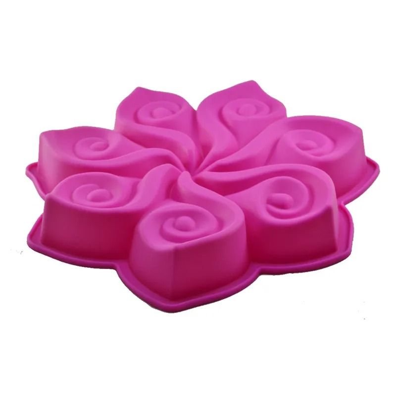 Petal Bauhinia Flower Silicone Cake Mold Large Baking Pan 1